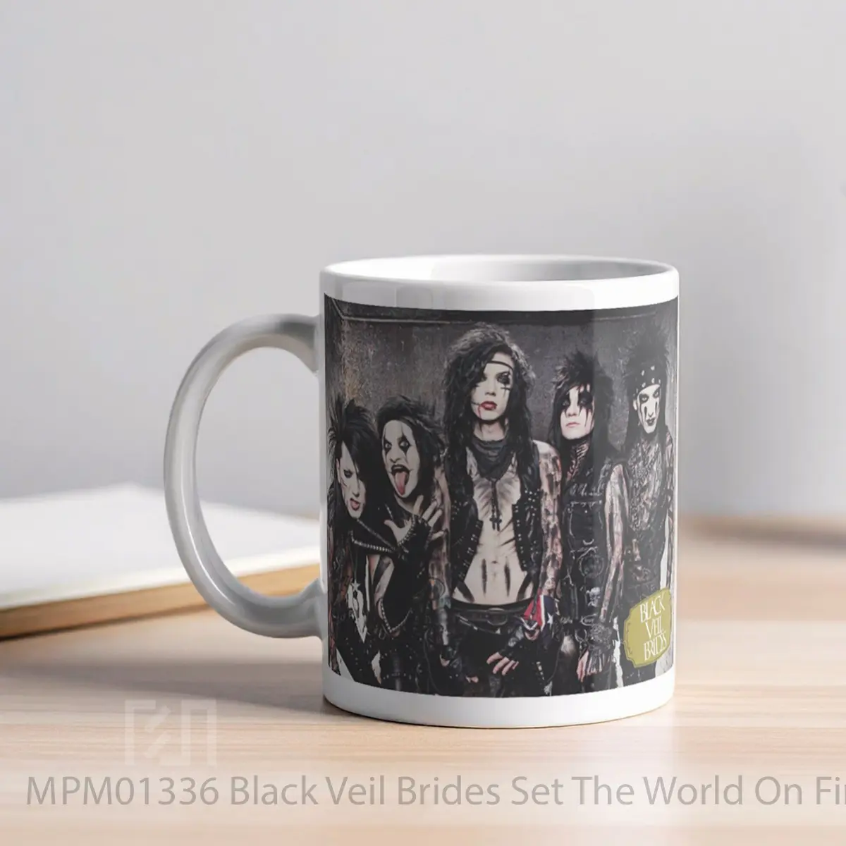 Mug Black Veil Brides Set The World On Fire Print MPM01336 - All-side / Desain