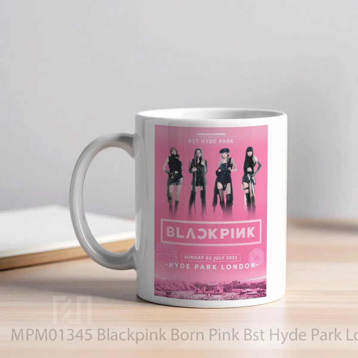 Mug Blackpink Born Pink Bst Hyde Park London 2023 MPM01345 - All-side / Desain