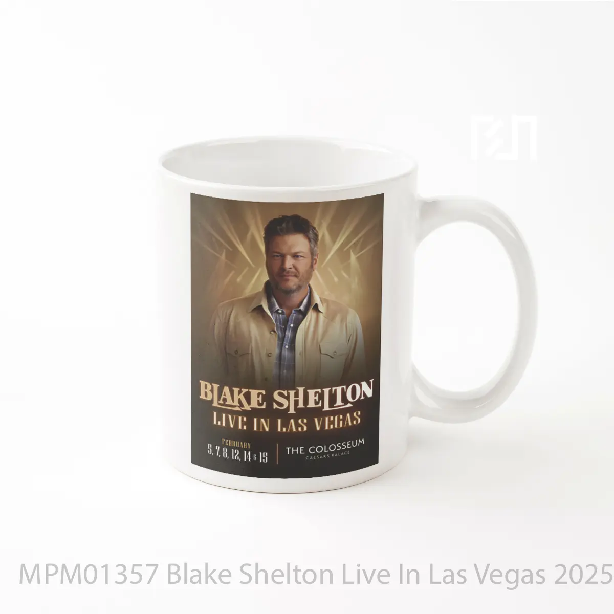 Mug Blake Shelton Live In Las Vegas 2025 The Colosseum MPM01357