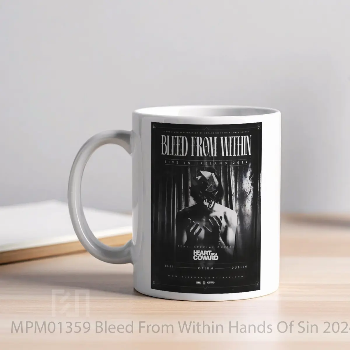 Mug Bleed From Within Hands Of Sin 2024 Tour MPM01359 - All-side / Desain