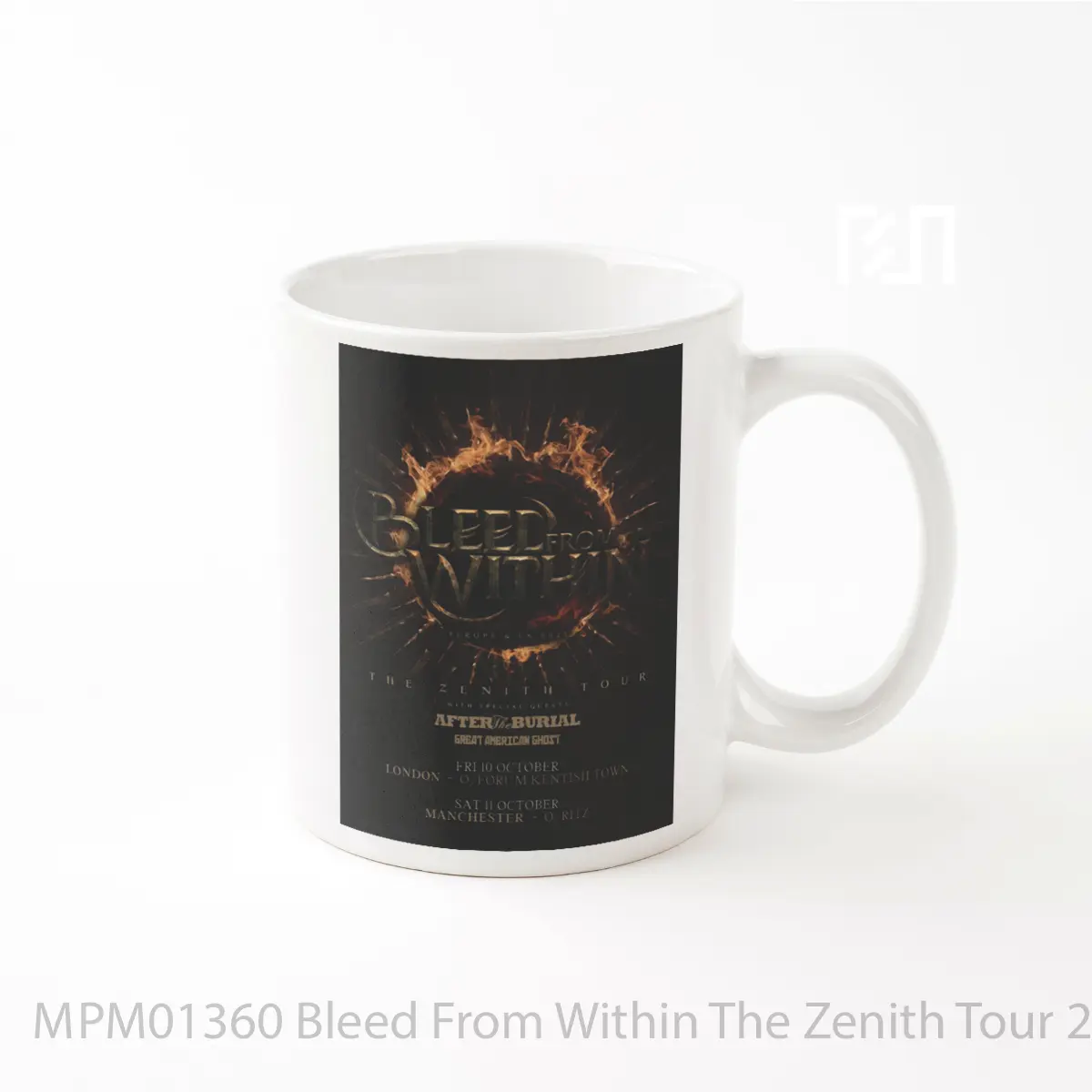Mug Bleed From Within The Zenith Tour 2025 London Manchester MPM01360