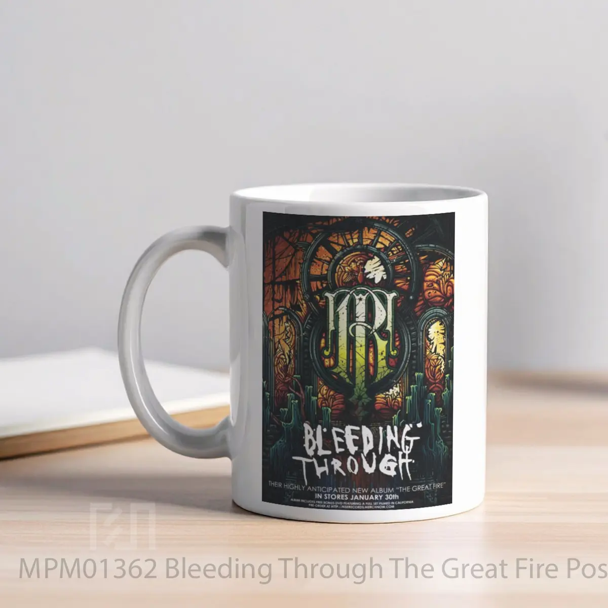 Mug Bleeding Through The Great Fire MPM01362 - All-side / Desain