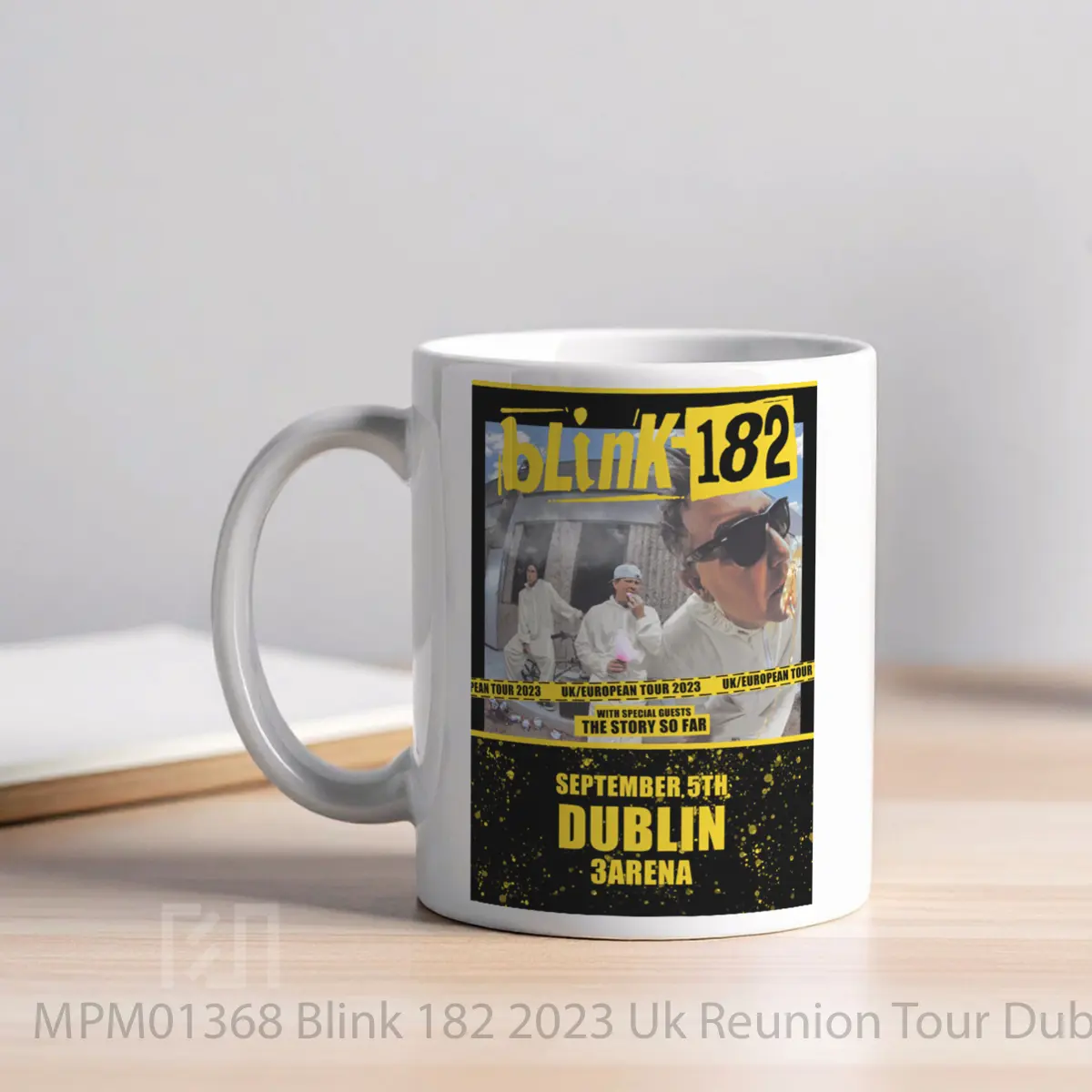 Mug Blink 182 2023 Uk Reunion Tour Dublin 3arena MPM01368 - All-side / Desain