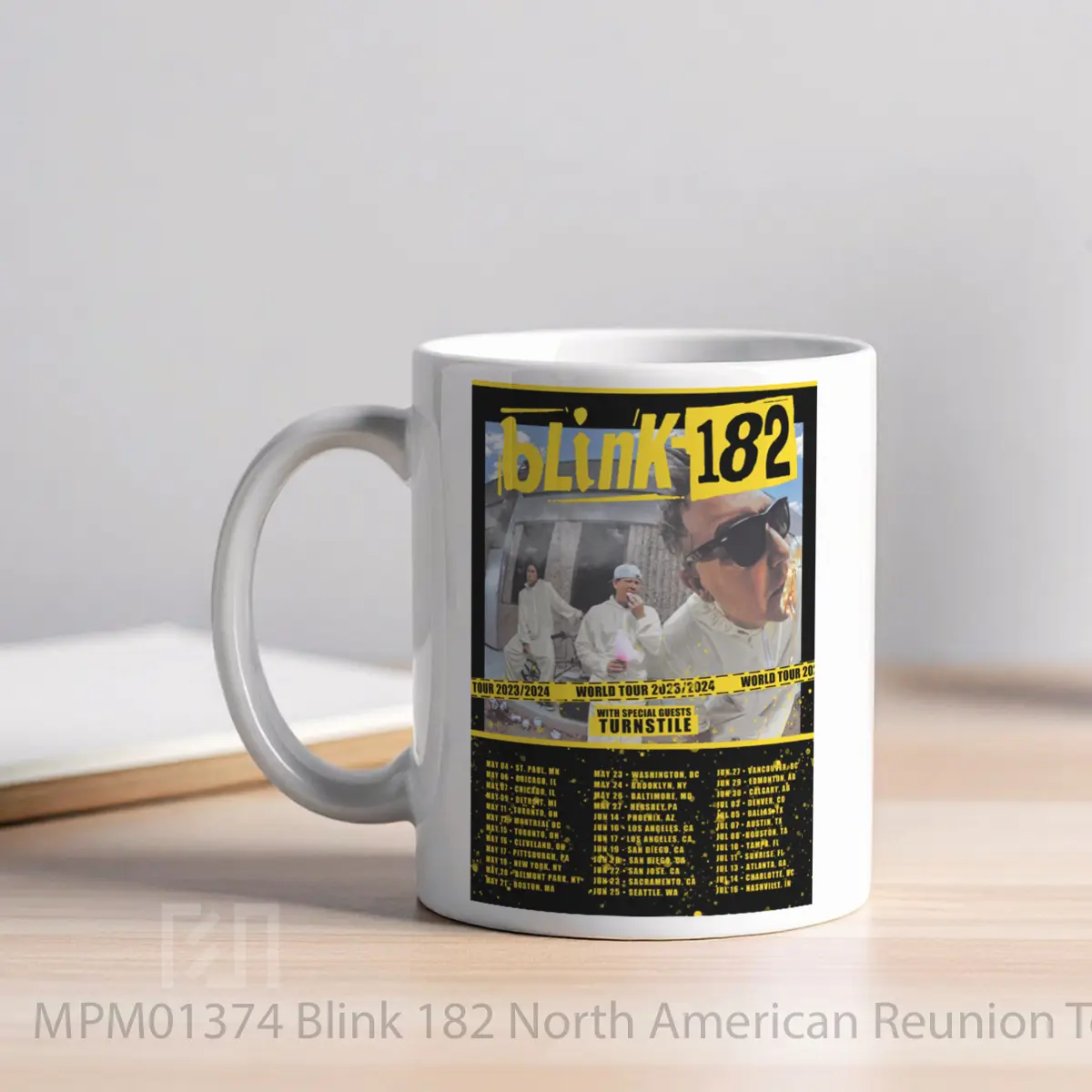 Mug Blink 182 North American Reunion Tour 2023 Us Canada MPM01374 - All-side / Desain