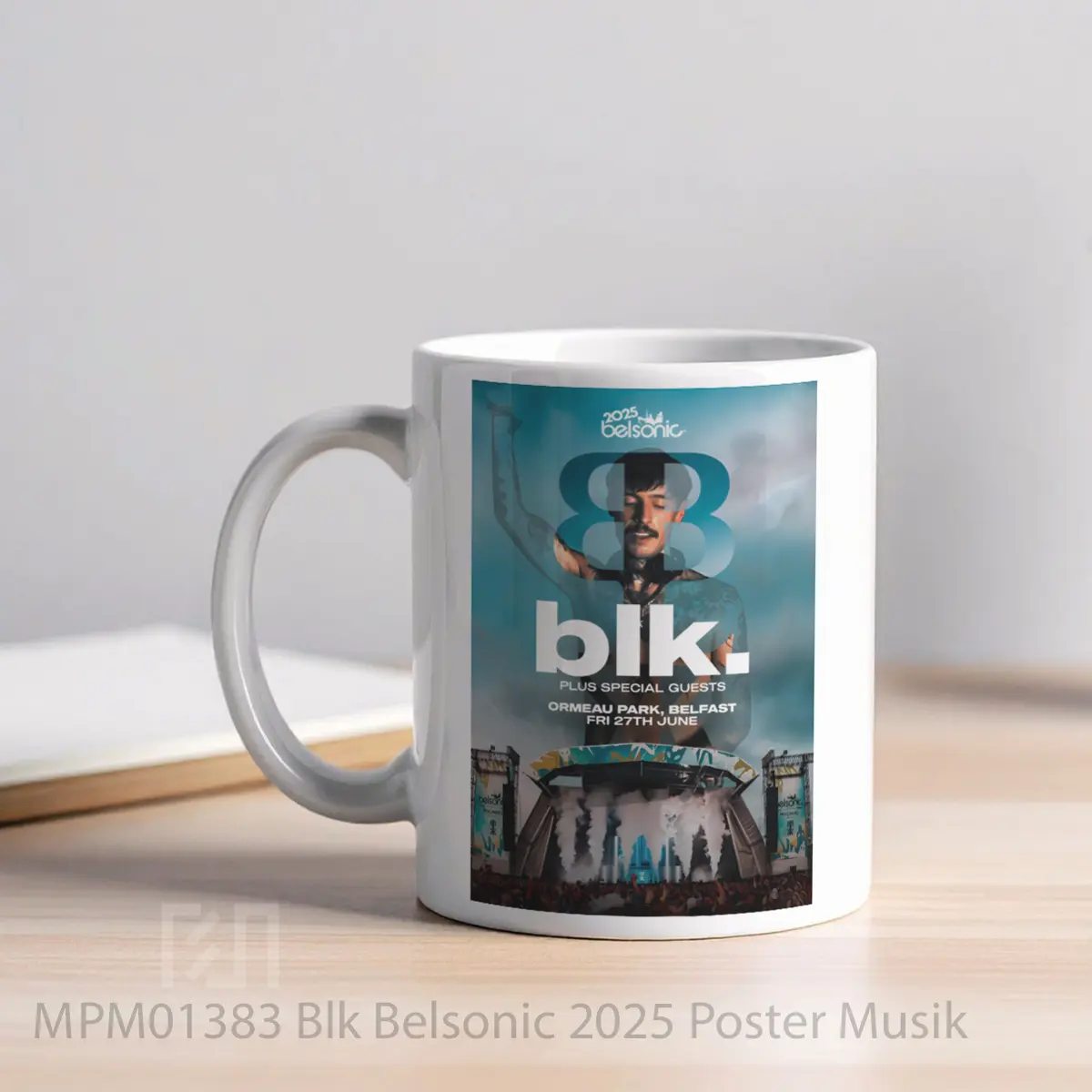 Mug Blk Belsonic 2025 MPM01383 - All-side / Desain