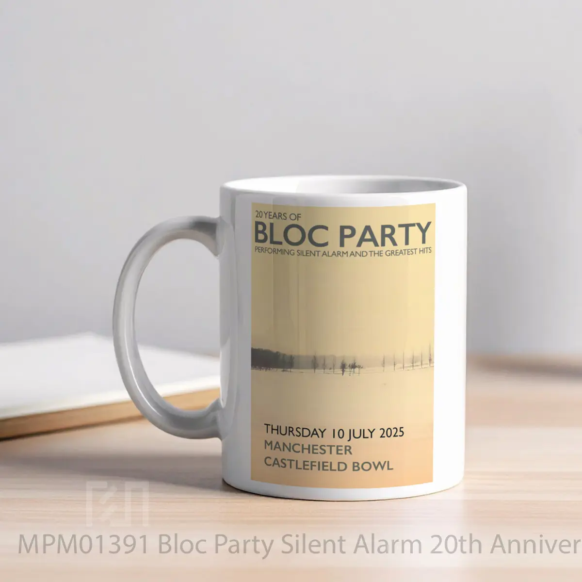 Mug Bloc Party Silent Alarm 20th Anniversary Tour 2025 Variant MPM01391 - All-side / Desain