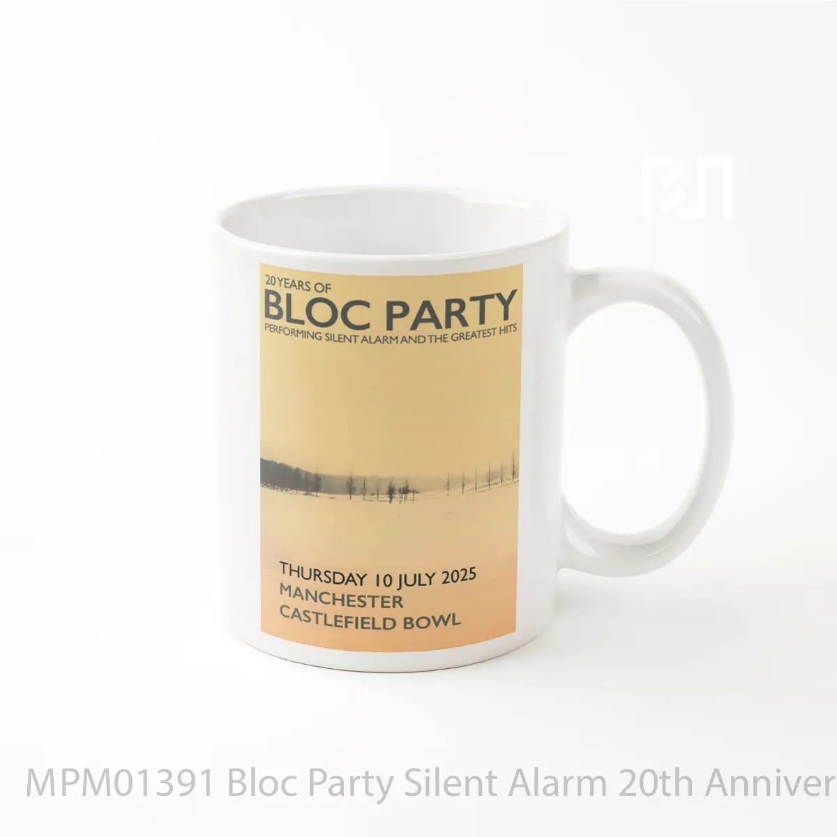 Mug Bloc Party Silent Alarm 20th Anniversary Tour 2025 Variant MPM01391