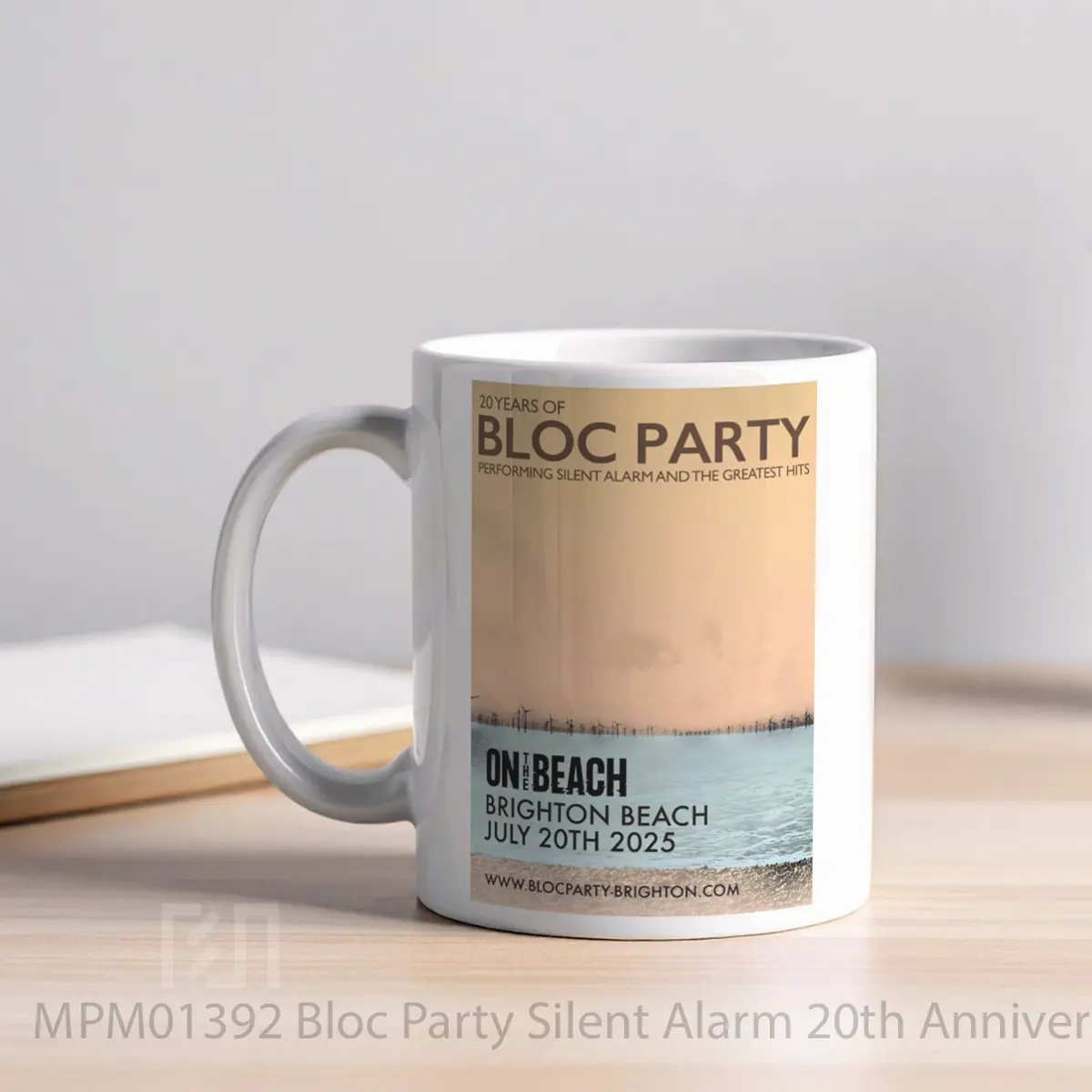 Mug Bloc Party Silent Alarm 20th Anniversary Tour 2025 MPM01392 - All-side / Desain