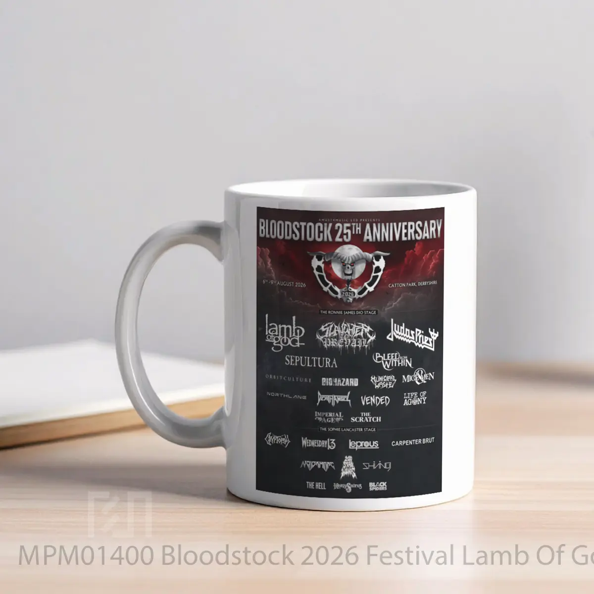Mug Bloodstock 2026 Festival Lamb Of God MPM01400 - All-side / Desain