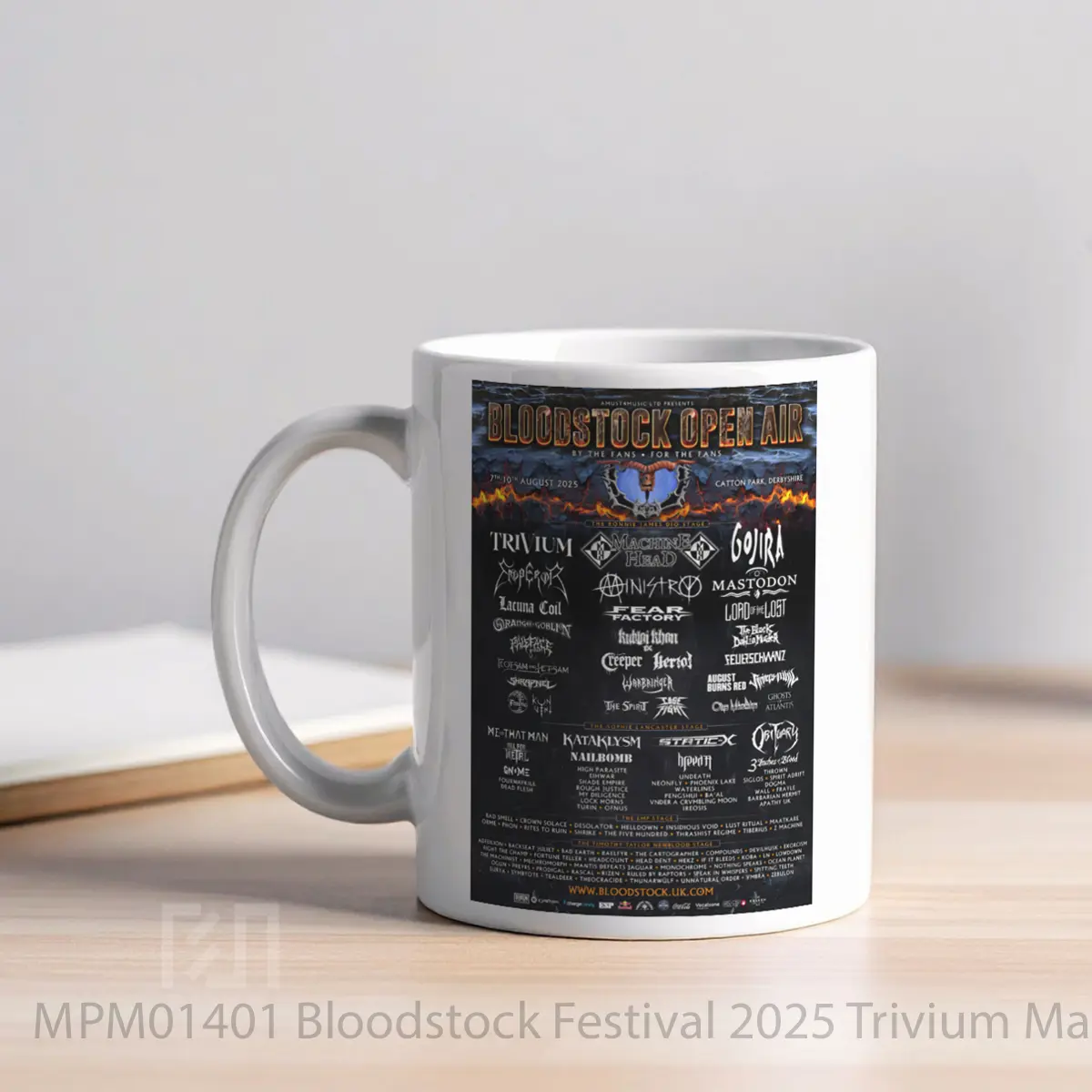 Mug Bloodstock Festival 2025 Trivium Machine Head MPM01401 - All-side / Desain