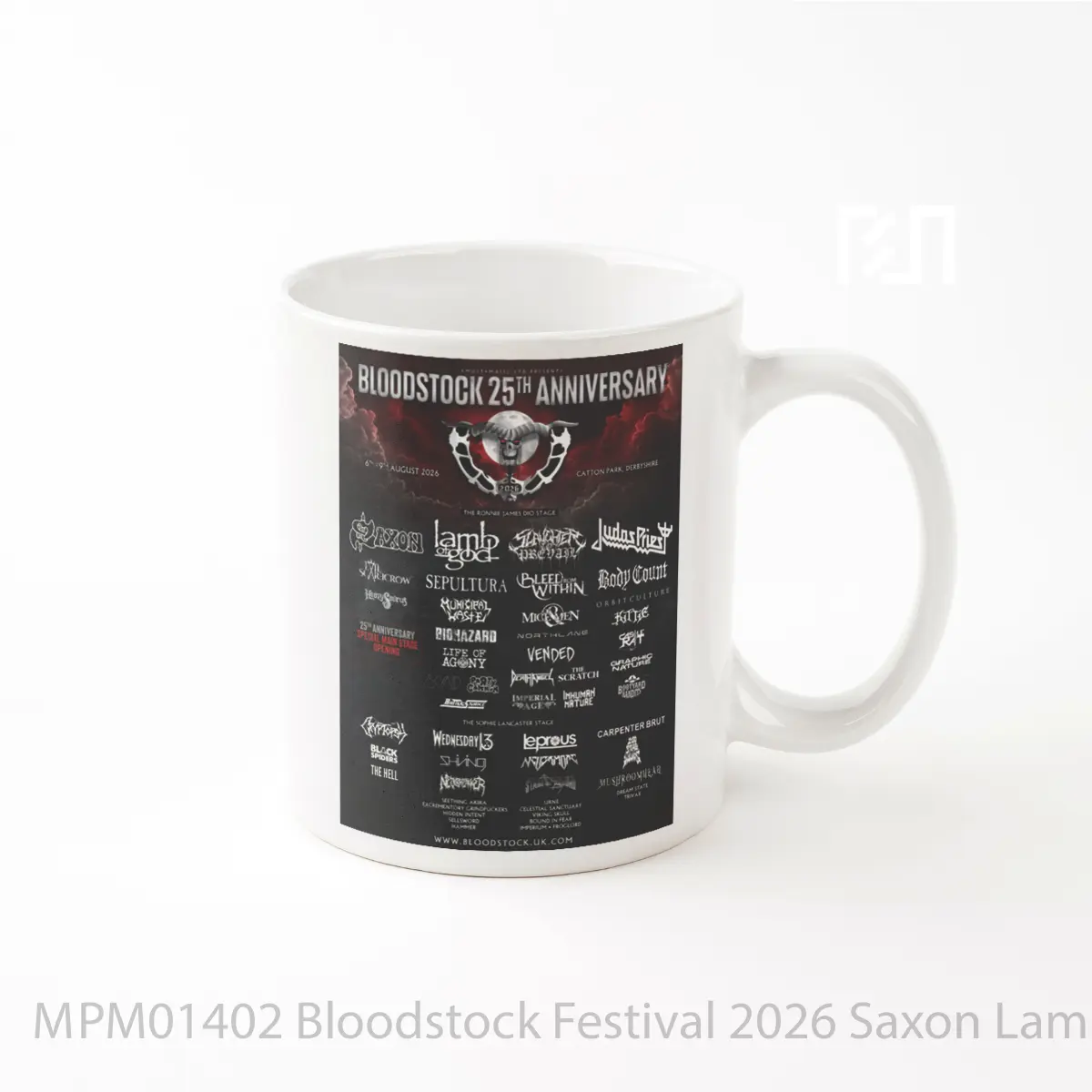 Mug Bloodstock Festival 2026 Saxon Lamb Of God Slayer 1 MPM01402