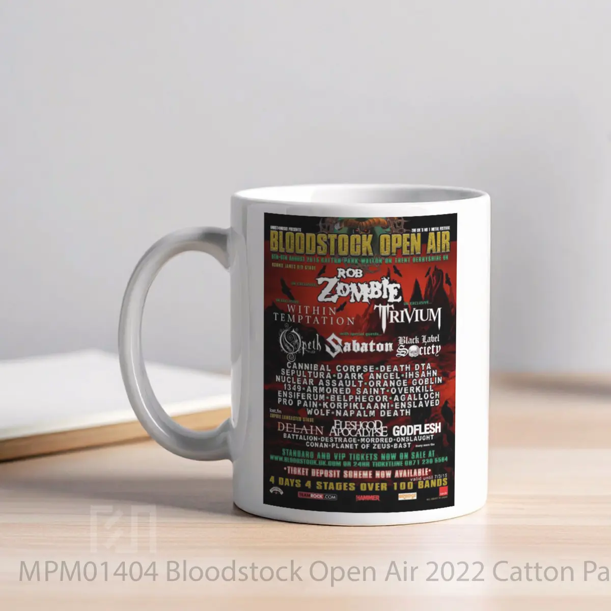 Mug Bloodstock Open Air 2022 Catton Park MPM01404 - All-side / Desain