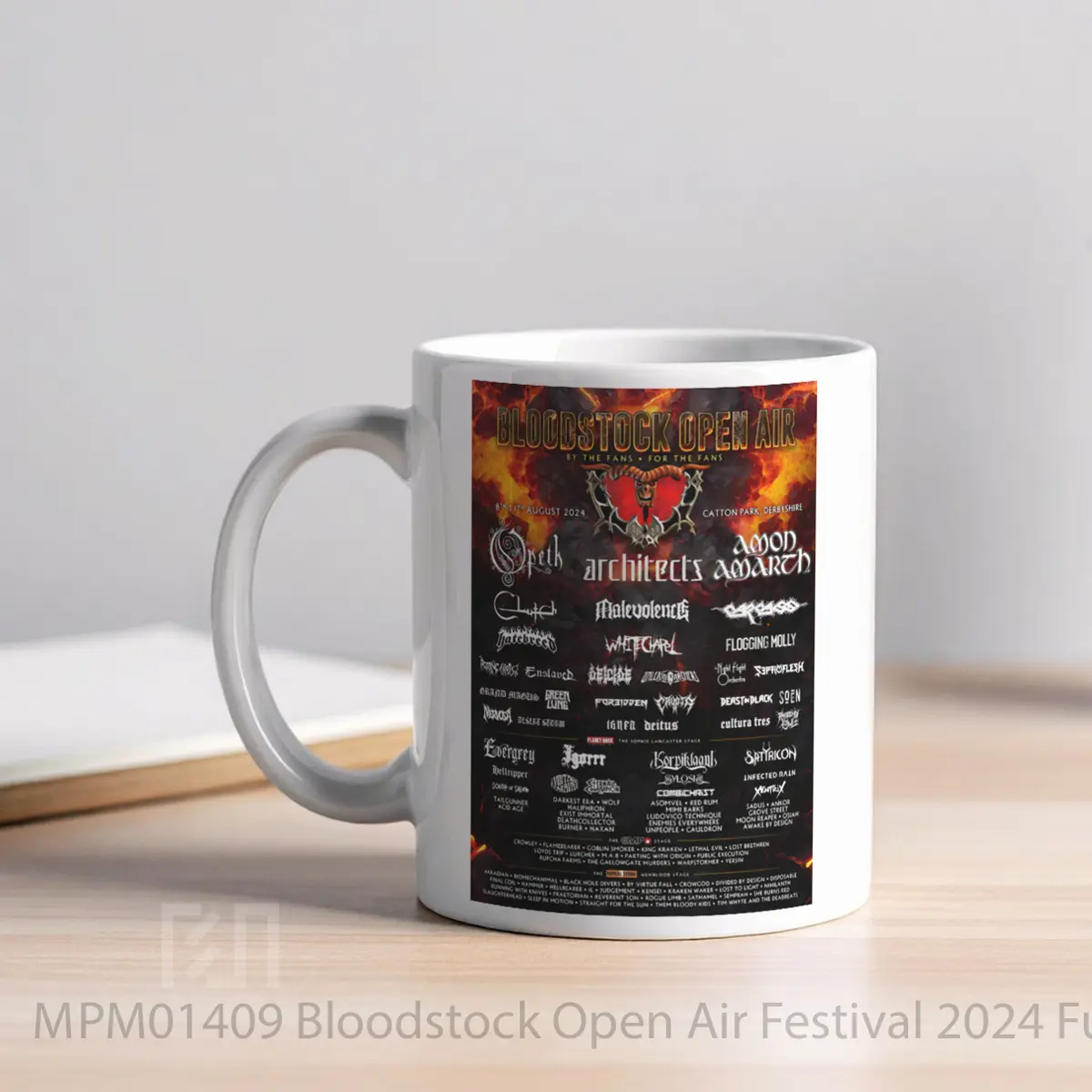 Mug Bloodstock Open Air Festival 2024 Full Line Up MPM01409 - All-side / Desain