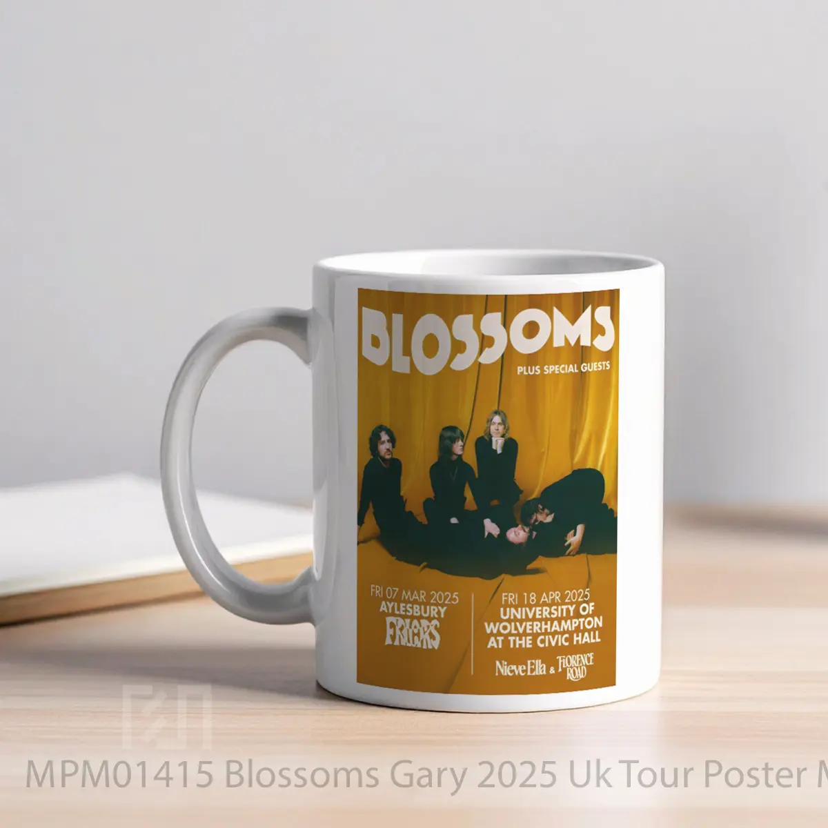 Mug Blossoms Gary 2025 Uk Tour MPM01415 - All-side / Desain