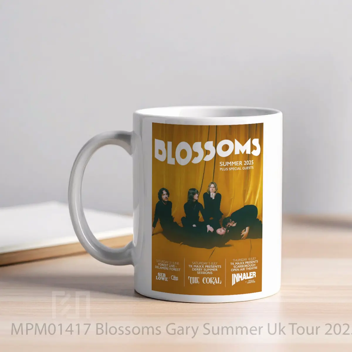 Mug Blossoms Gary Summer Uk Tour 2025 Delamere Forest Derby Scarborough MPM01417 - All-side / Desain
