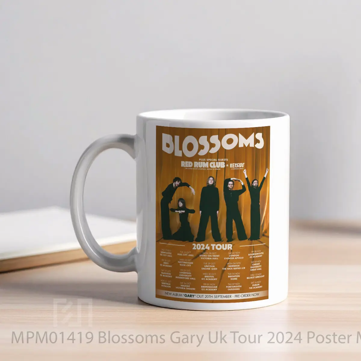 Mug Blossoms Gary Uk Tour 2024 MPM01419 - All-side / Desain