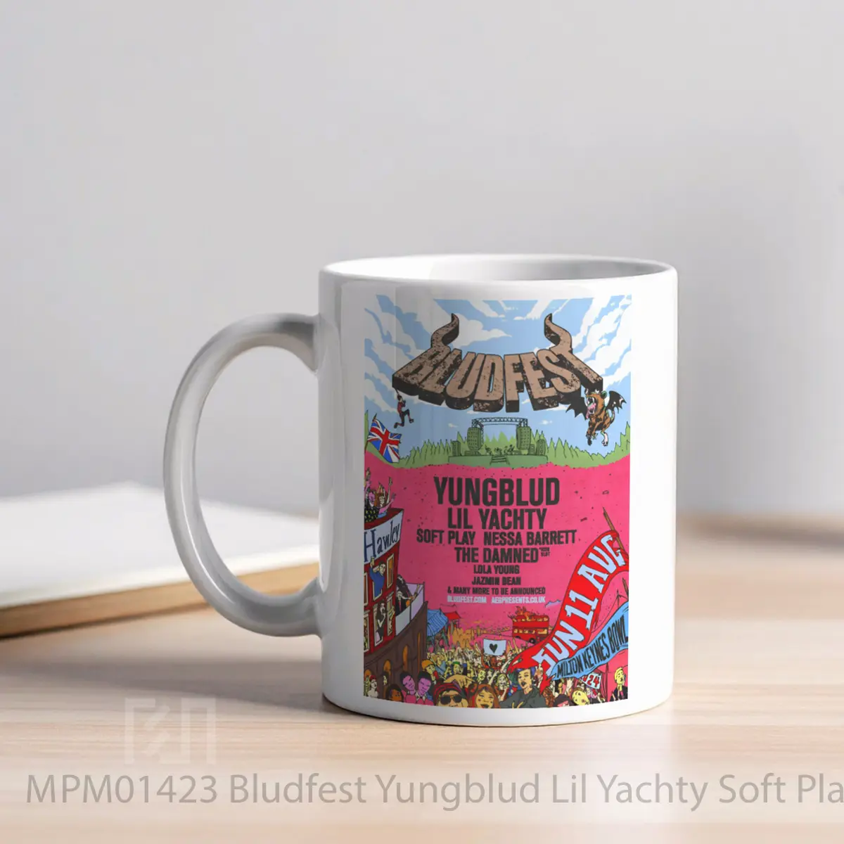 Mug Bludfest Yungblud Lil Yachty Soft Play 2024 MPM01423 - All-side / Desain