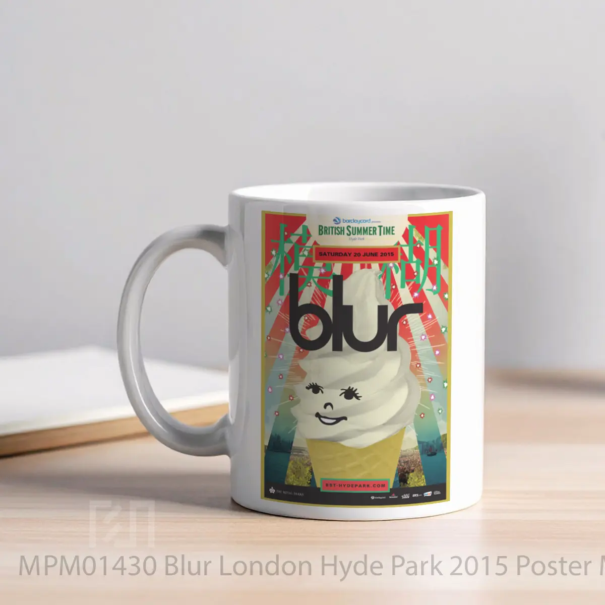 Mug Blur London Hyde Park 2015 MPM01430 - All-side / Desain