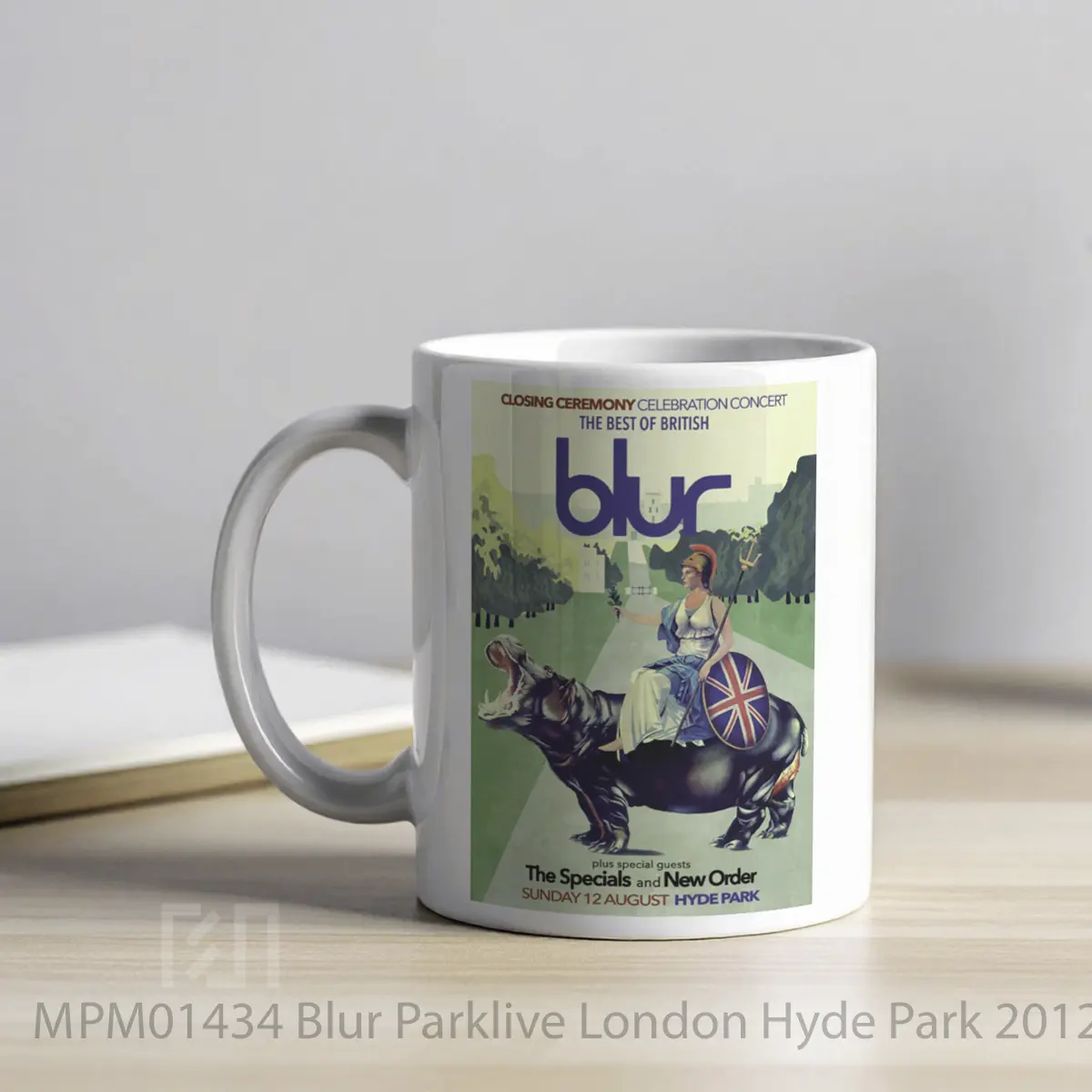 Mug Blur Parklive London Hyde Park 2012 Olympic Celebration MPM01434 - All-side / Desain