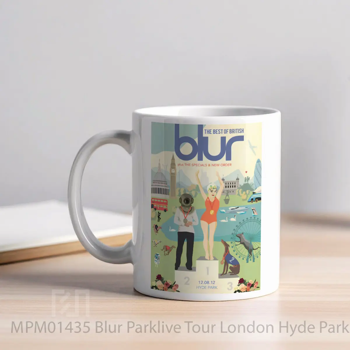 Mug Blur Parklive Tour London Hyde Park Olympic Closing MPM01435 - All-side / Desain