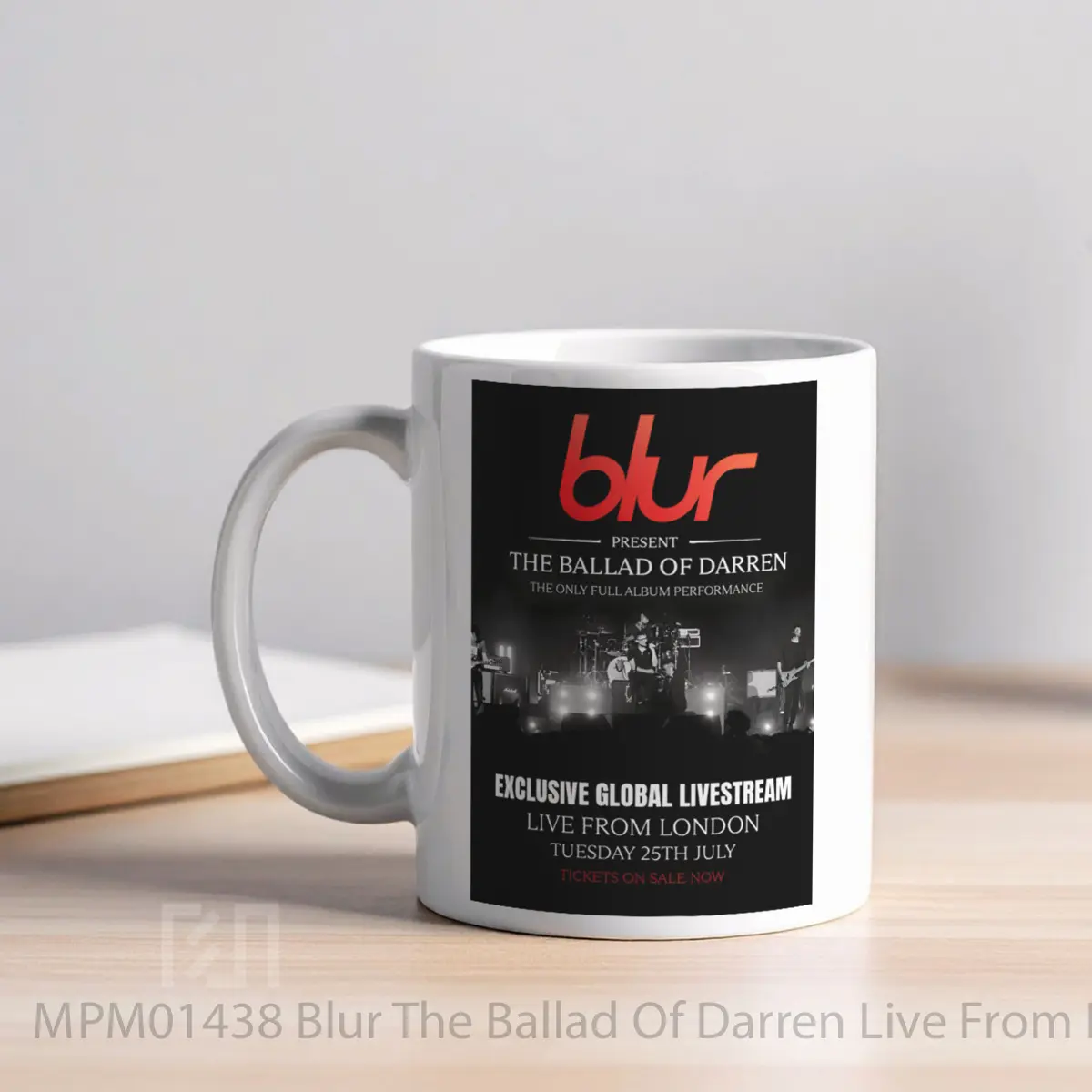 Mug Blur The Ballad Of Darren Live From London 25th July 2023 MPM01438 - All-side / Desain