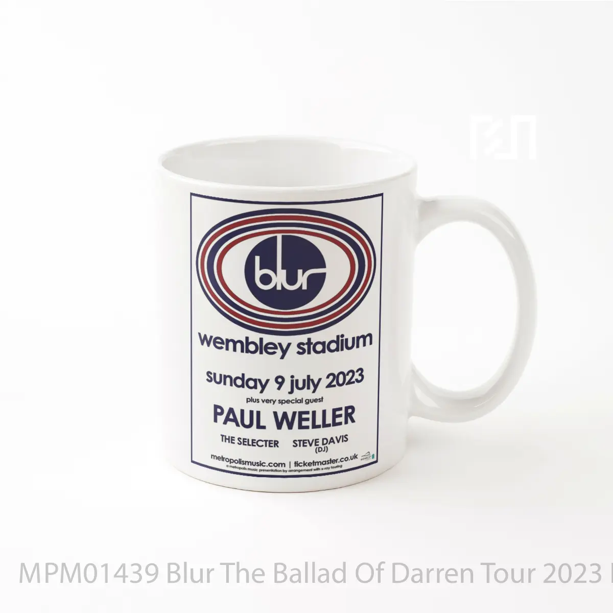 Mug Blur The Ballad Of Darren Tour 2023 London Wembley MPM01439