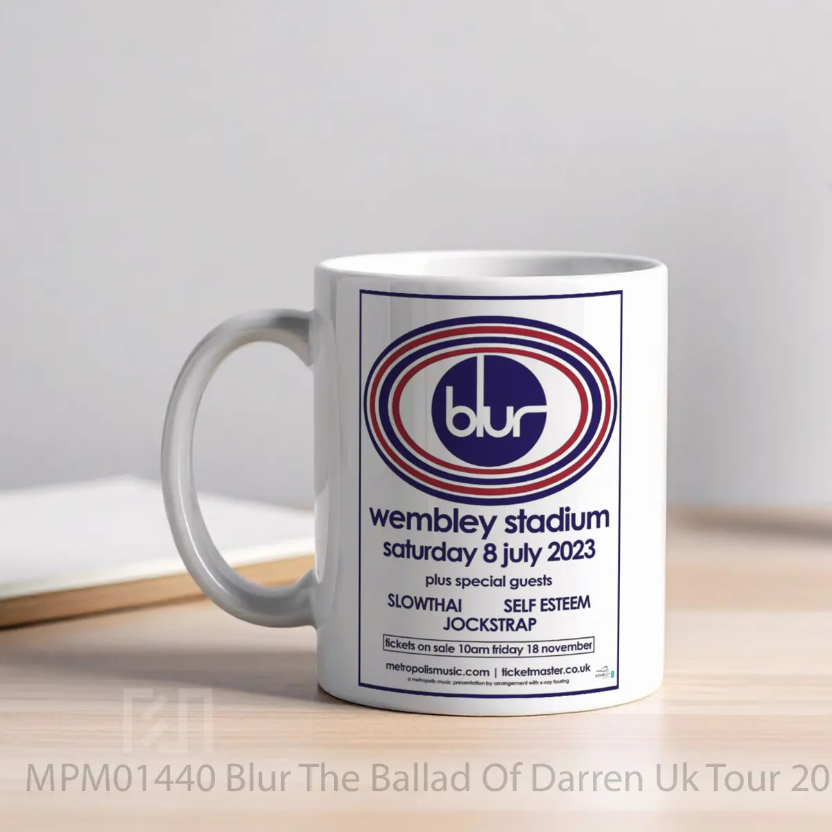 Mug Blur The Ballad Of Darren Uk Tour 2023 London Wembley MPM01440 - All-side / Desain