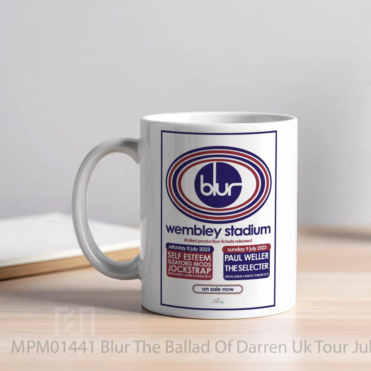 Mug Blur The Ballad Of Darren Uk Tour July 2023 London MPM01441 - All-side / Desain