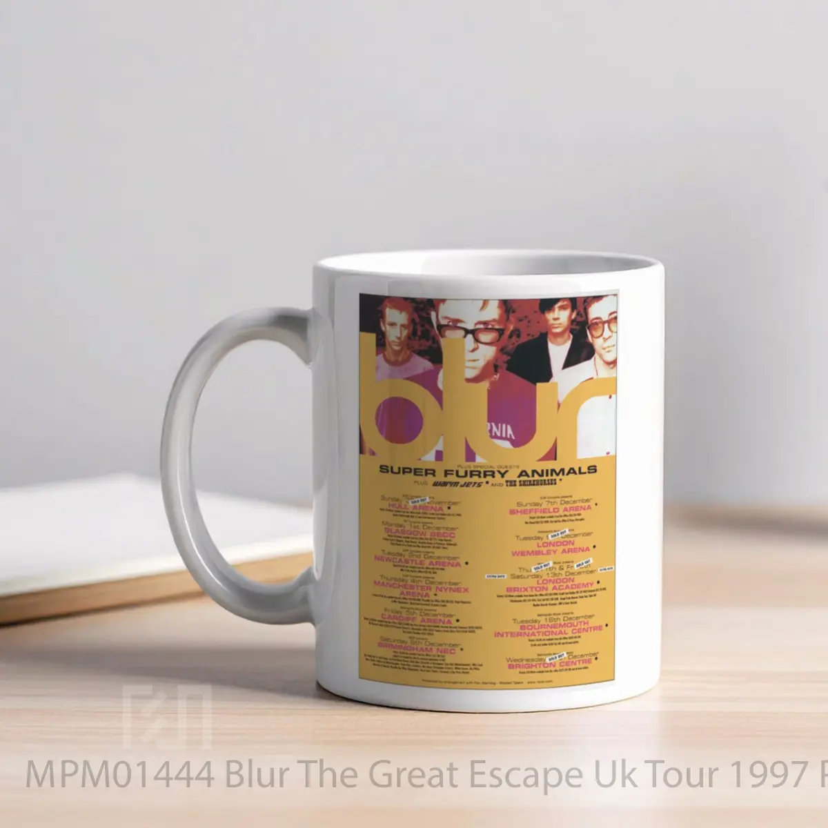 Mug Blur The Great Escape Uk Tour 1997 MPM01444 - All-side / Desain
