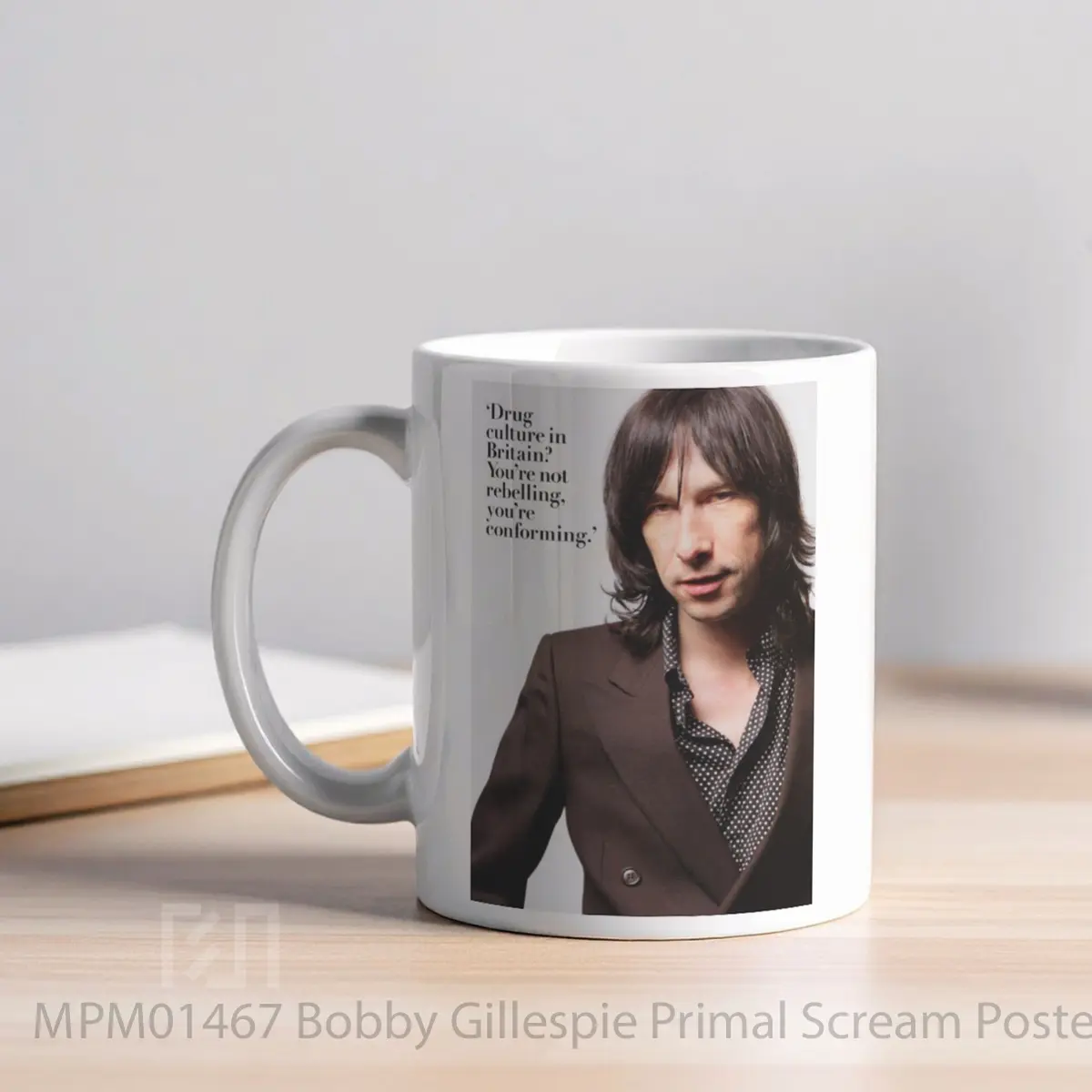 Mug Bobby Gillespie Primal Scream MPM01467 - All-side / Desain