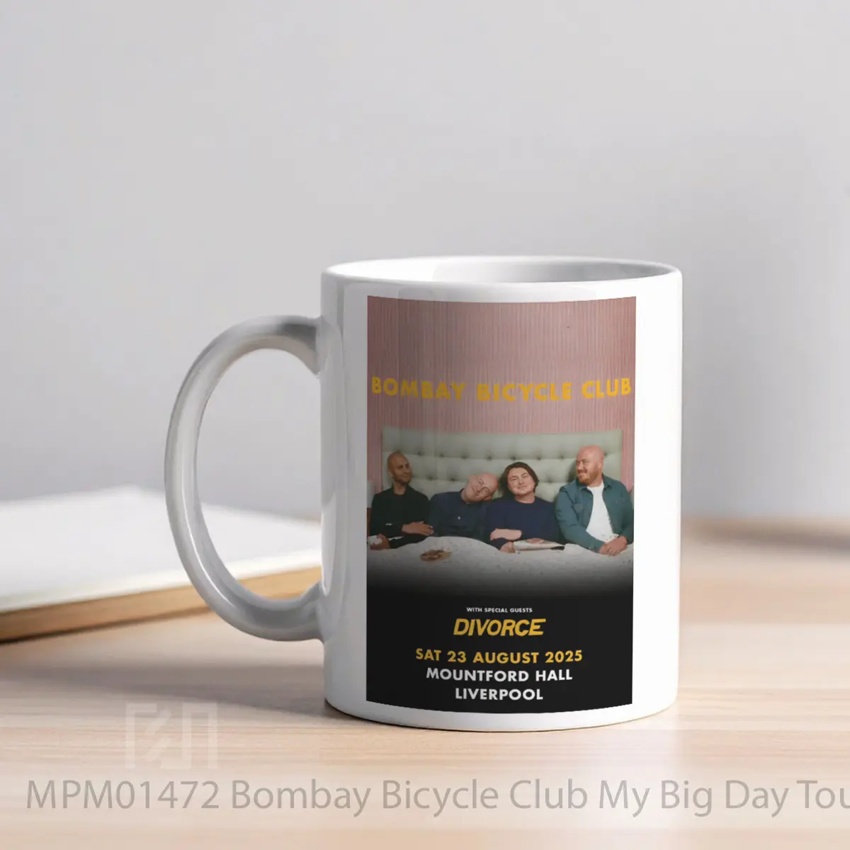 Mug Bombay Bicycle Club My Big Day Tour 2025 Liverpool Mountford Hall MPM01472 - All-side / Desain