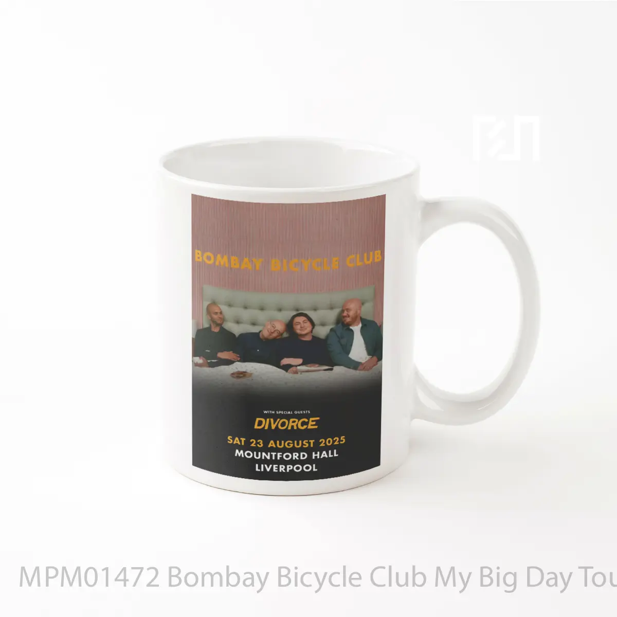 Mug Bombay Bicycle Club My Big Day Tour 2025 Liverpool Mountford Hall MPM01472