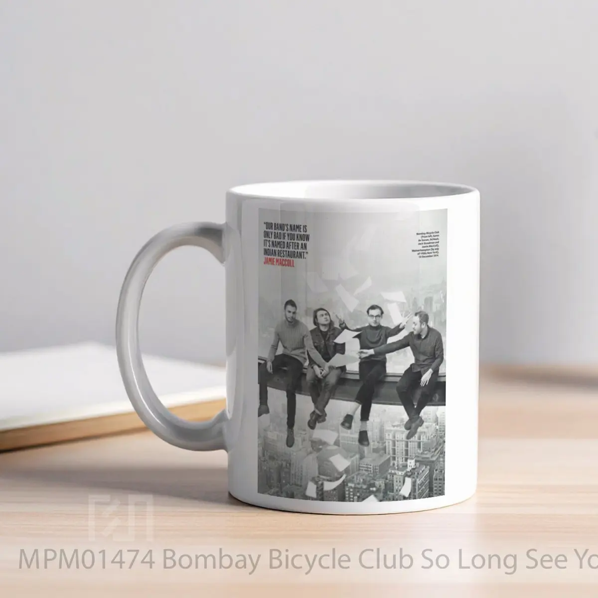Mug Bombay Bicycle Club So Long See You Tomorrow Post 1 MPM01474 - All-side / Desain