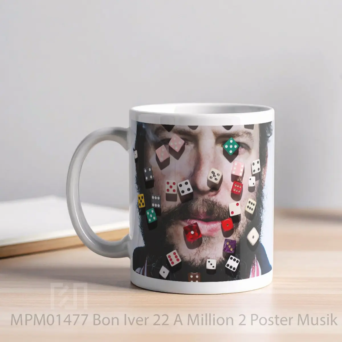 Mug Bon Iver 22 A Million 2 MPM01477 - All-side / Desain