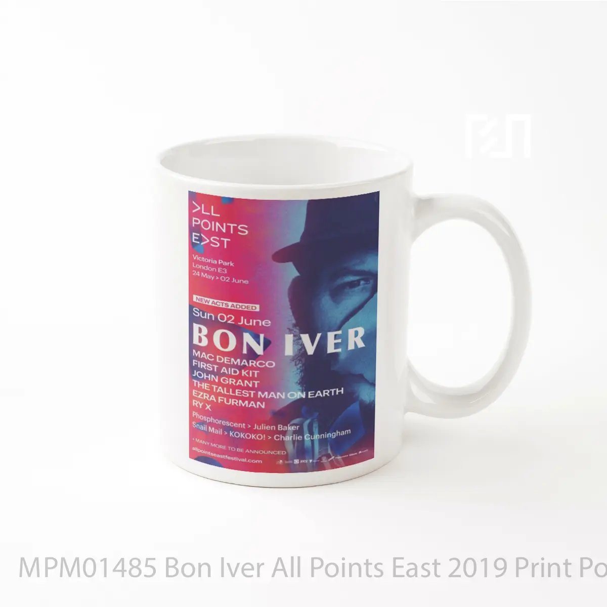 Mug Bon Iver All Points East 2019 Print MPM01485