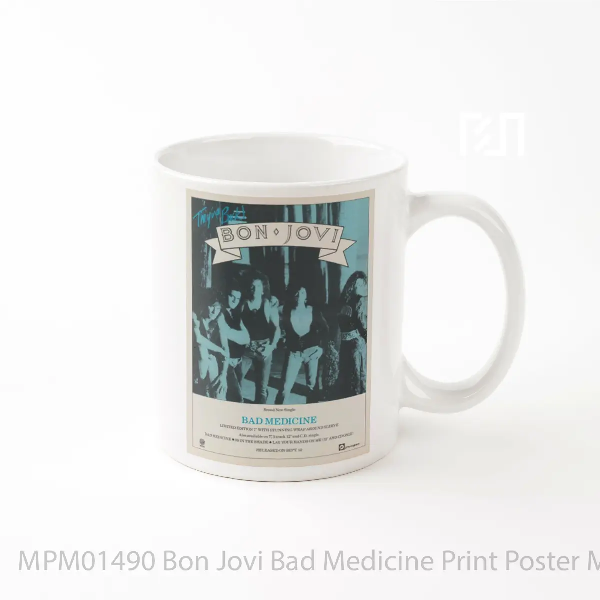 Mug Bon Jovi Bad Medicine Print MPM01490