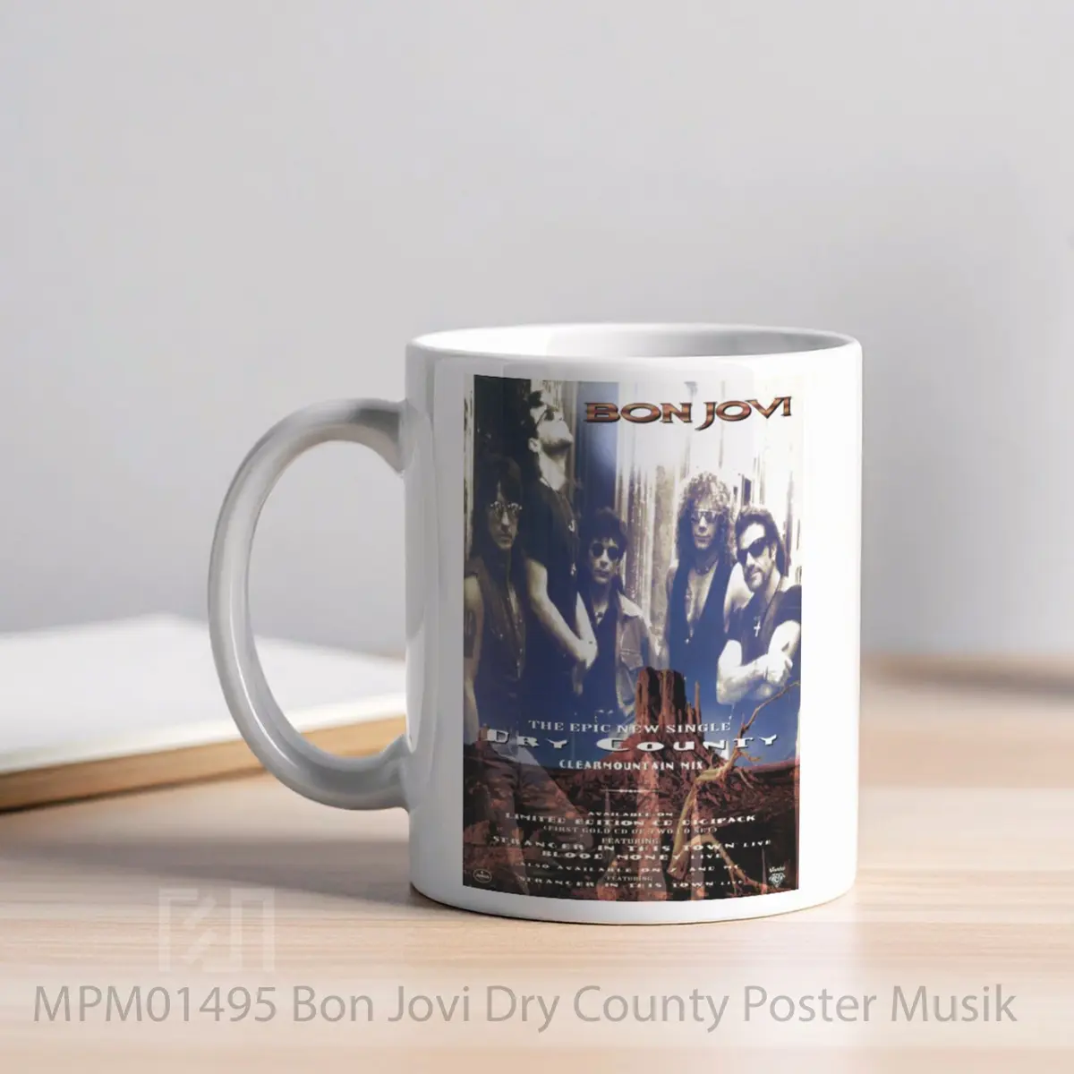 Mug Bon Jovi Dry County MPM01495 - All-side / Desain