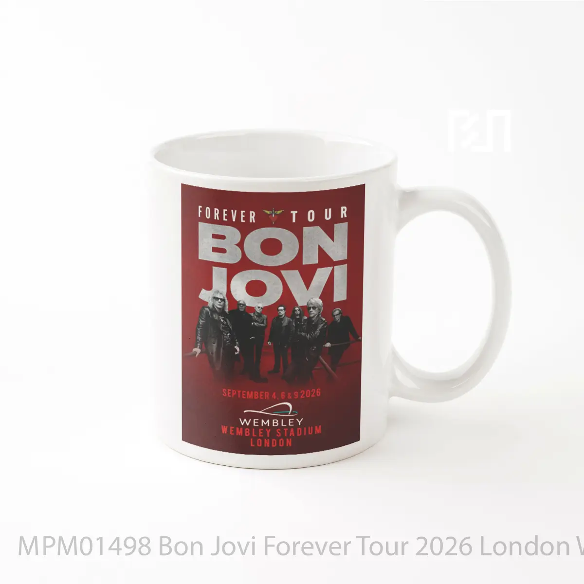 Mug Bon Jovi Forever Tour 2026 London Wembley Stadium MPM01498
