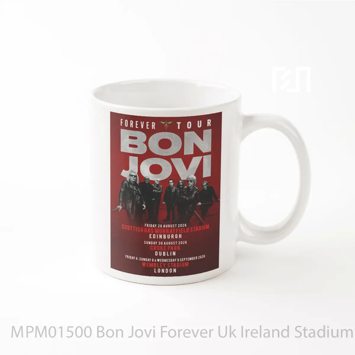 Mug Bon Jovi Forever Uk Ireland Stadium Tour 2026 MPM01500