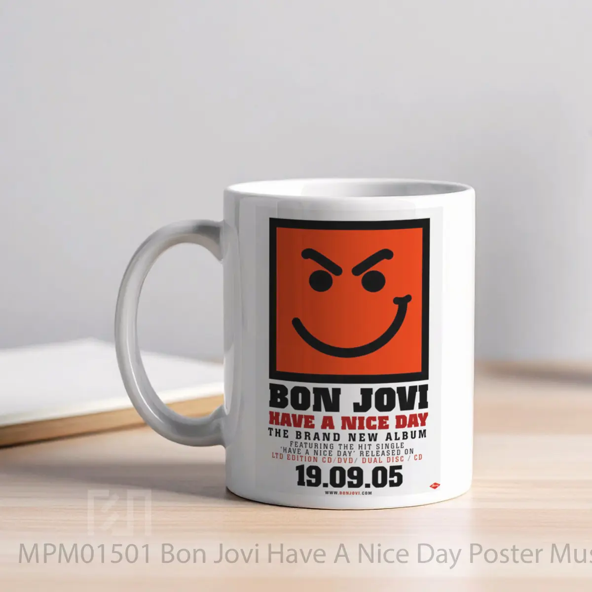 Mug Bon Jovi Have A Nice Day MPM01501 - All-side / Desain
