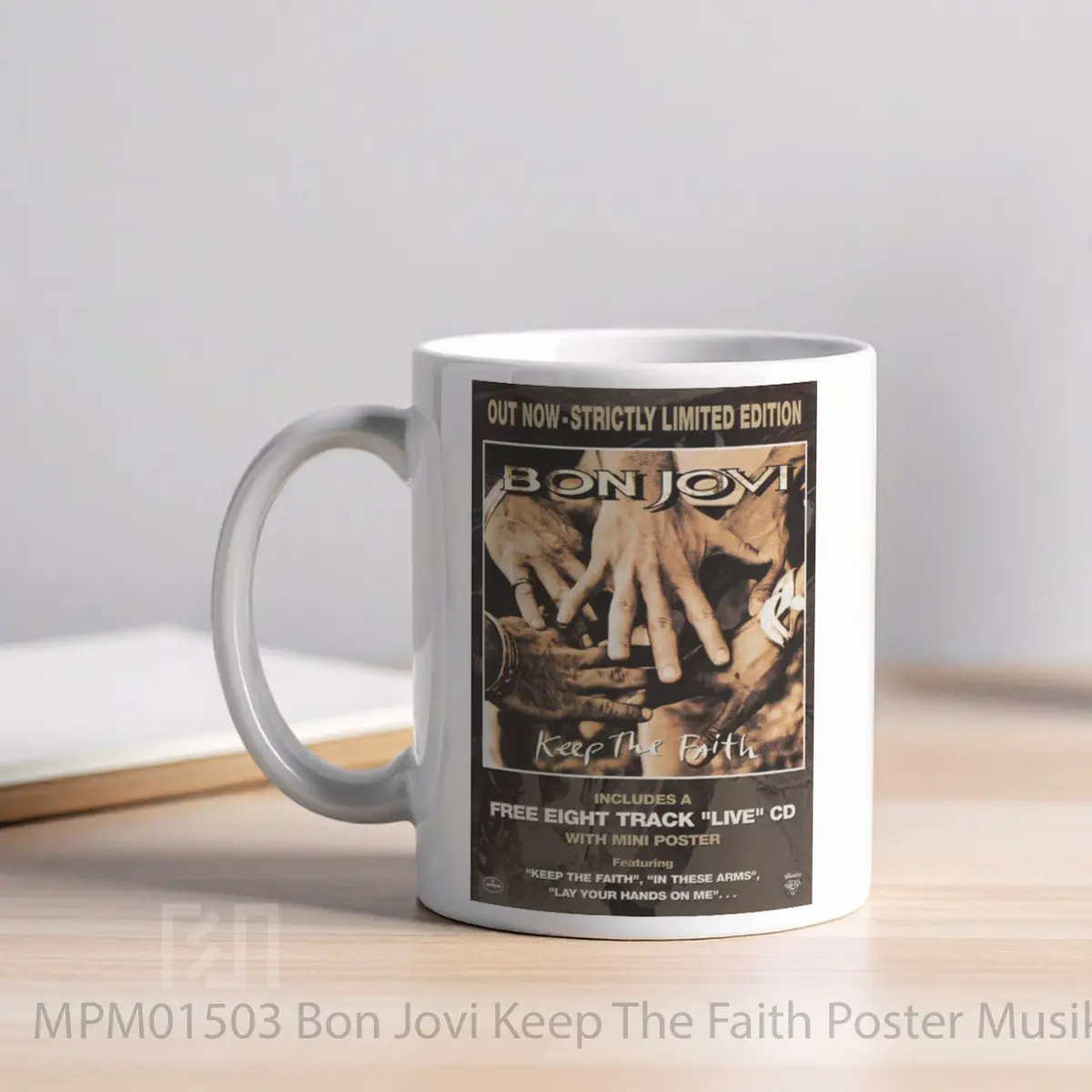 Mug Bon Jovi Keep The Faith MPM01503 - All-side / Desain