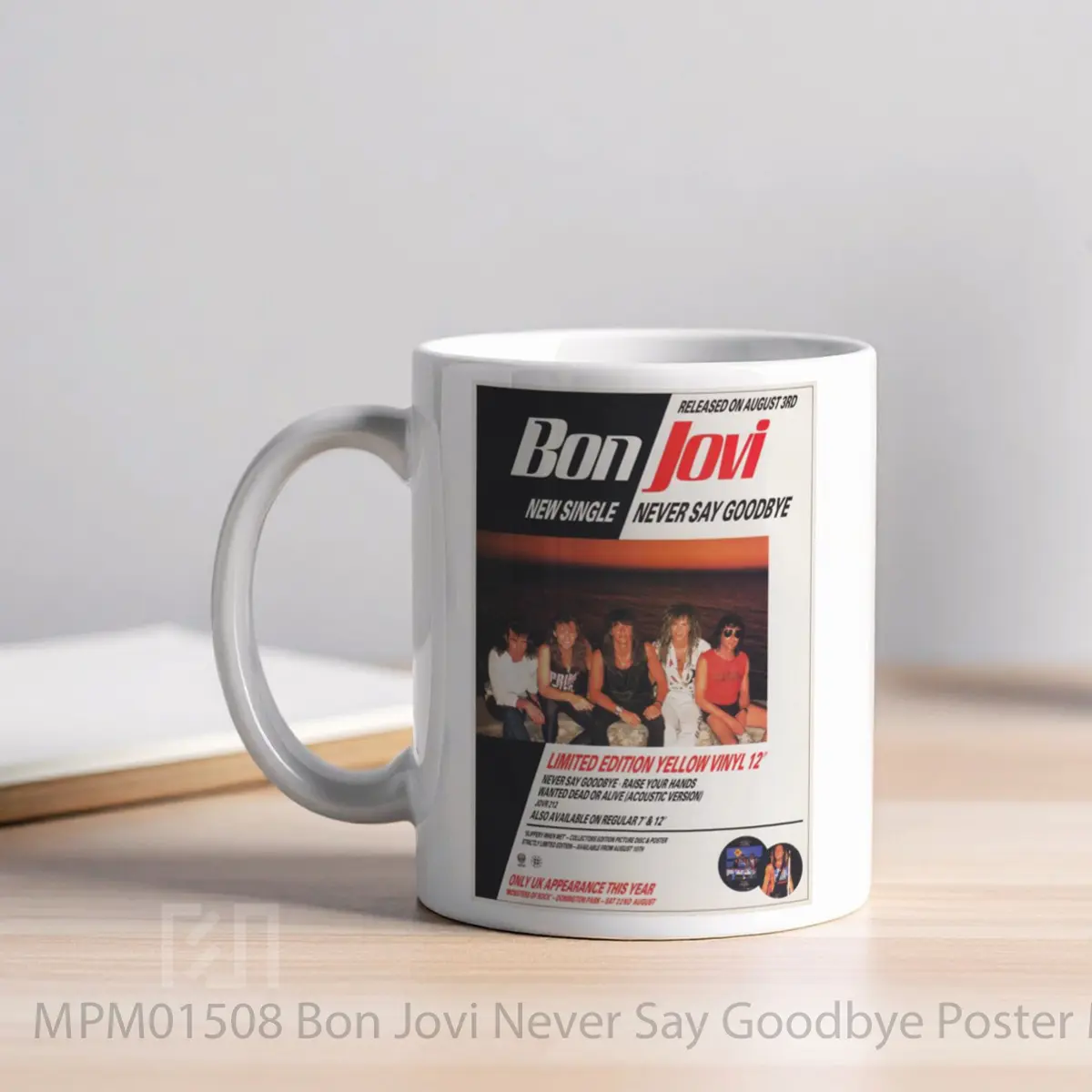 Mug Bon Jovi Never Say Goodbye MPM01508 - All-side / Desain