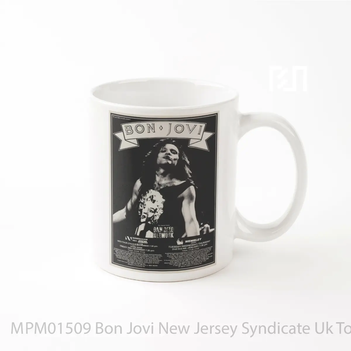 Mug Bon Jovi New Jersey Syndicate Uk Tour 1989 1990 MPM01509