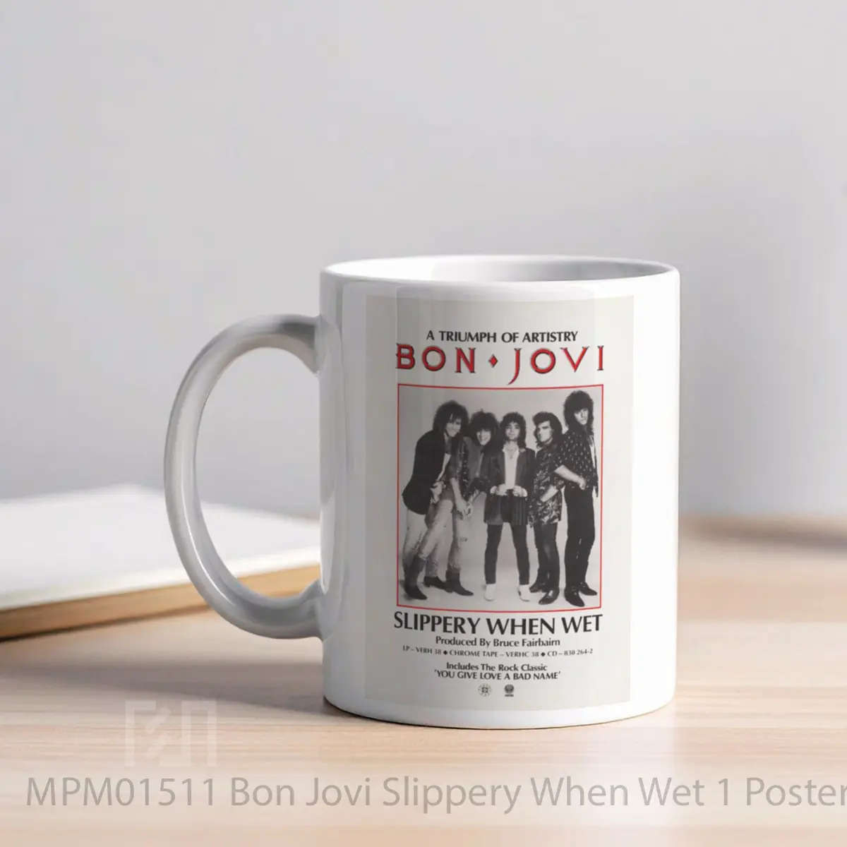 Mug Bon Jovi Slippery When Wet 1 MPM01511 - All-side / Desain