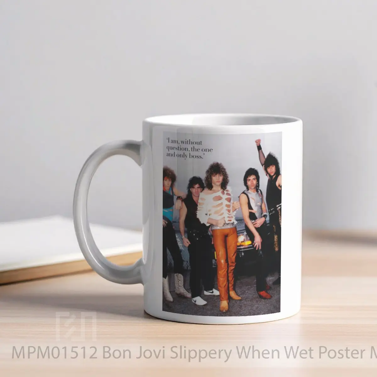 Mug Bon Jovi Slippery When Wet MPM01512 - All-side / Desain