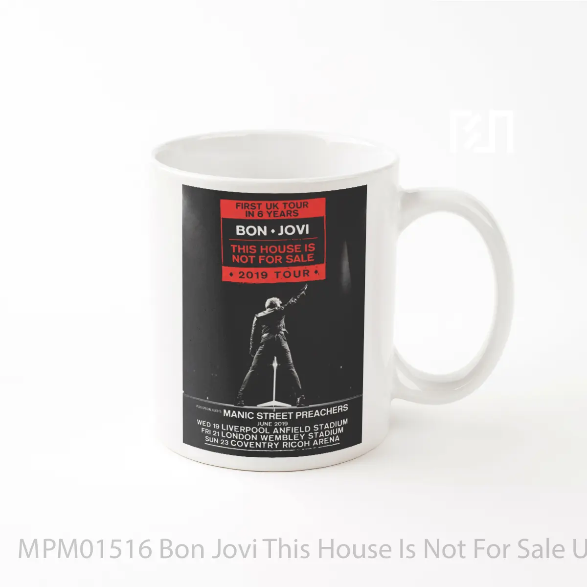 Mug Bon Jovi This House Is Not For Sale Uk Tour 2019 MPM01516