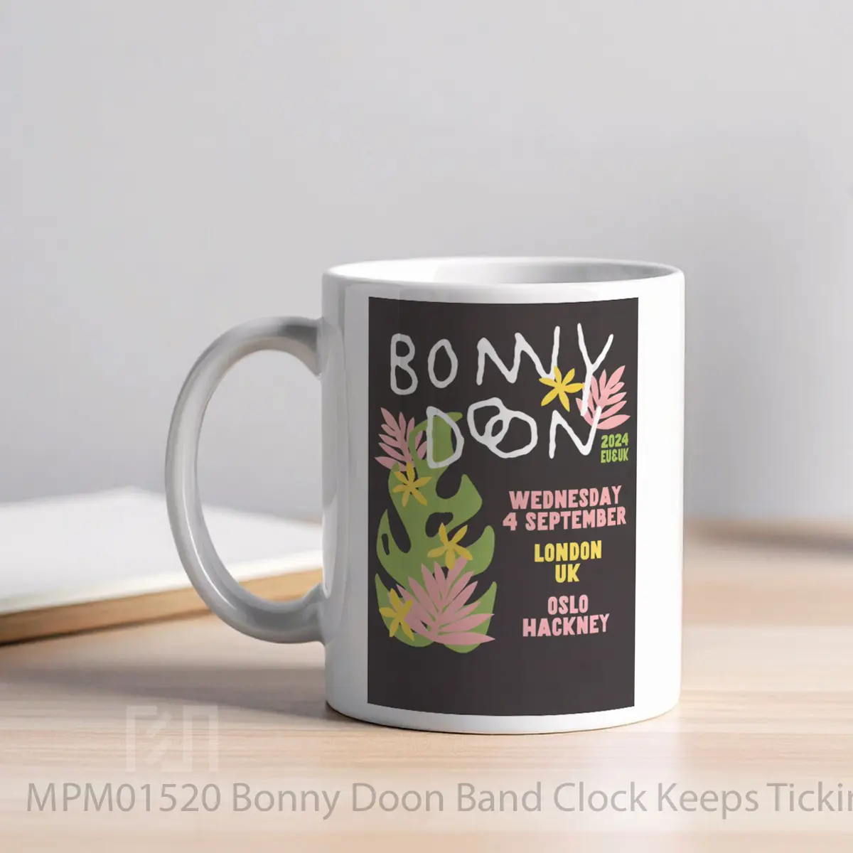 Mug Bonny Doon Band Clock Keeps Ticking 2024 Tour MPM01520 - All-side / Desain