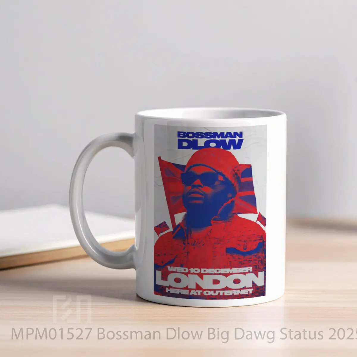 Mug Bossman Dlow Big Dawg Status 2025 Uk Tour London O2 MPM01527 - All-side / Desain