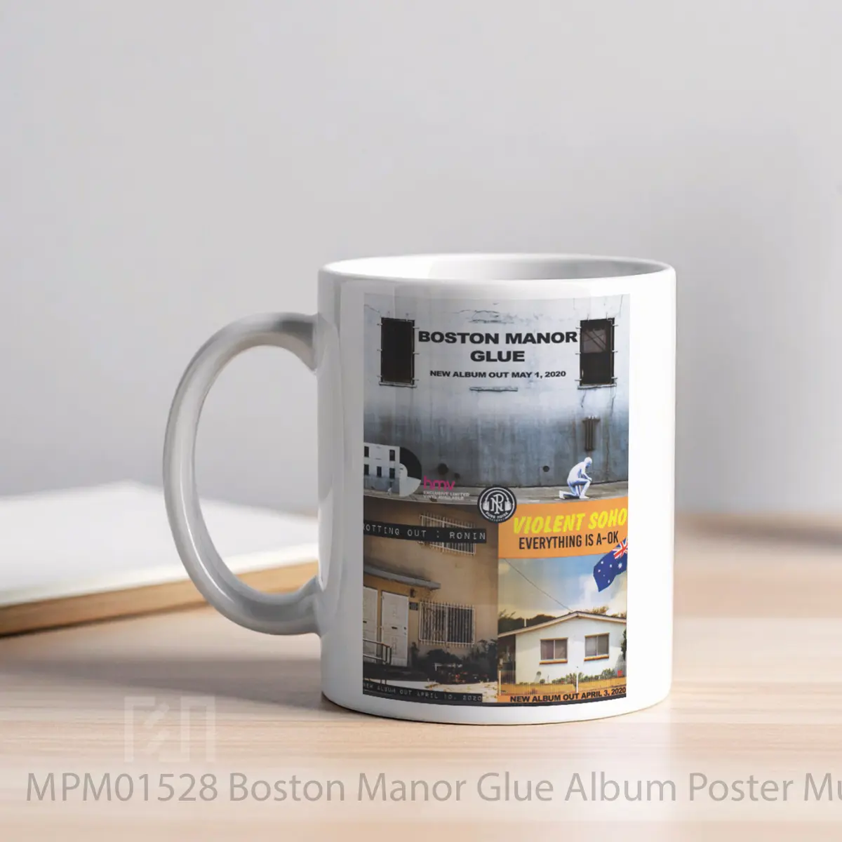 Mug Boston Manor Glue Album MPM01528 - All-side / Desain