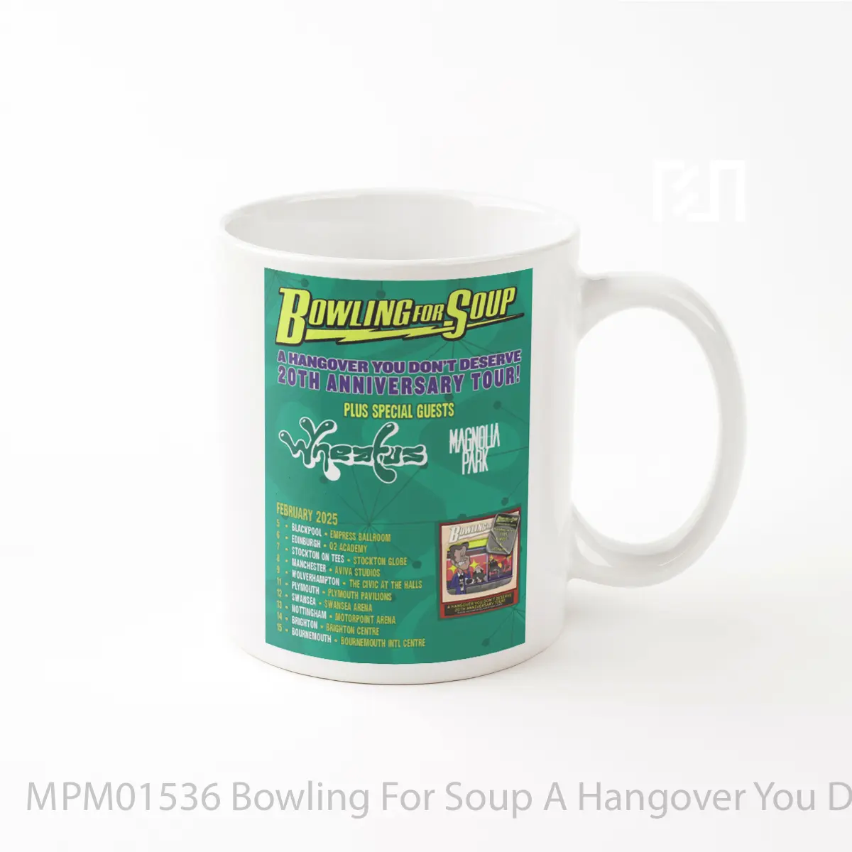 Mug Bowling For Soup A Hangover You Don T Deserve 20th Anniversary Tour 2024 MPM01536